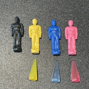Megazord Mini Rangers Figures and Crystals REPLACEMENT PARTS 1990's - Picture 1 of 2