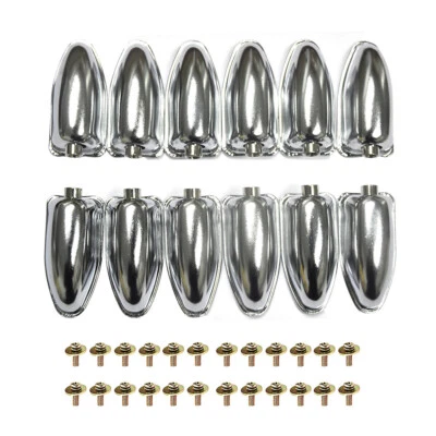 12Pcs Snare Drum Lugs 1.5'' Hole Spacing Thread Diameter 7/32'' - Image 1 of 4