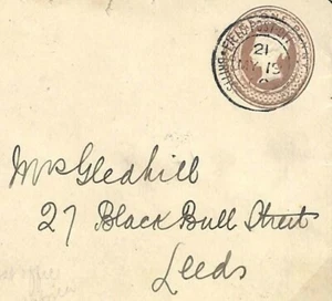 GB USED ABROAD 1900 Boer War Cover 1d PINK British Army *FPO.21* S.Africa EE72 - Picture 1 of 4