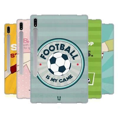 FUNDA DE GEL SUAVE HEAD CASE DESIGNS DECLARACIONES DE FÚTBOL PARA TABLETAS SAMSUNG 1 Foto 1 de 4