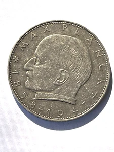West Germany 1961 D 2 Deutsche Mark Max Planck - Picture 1 of 2