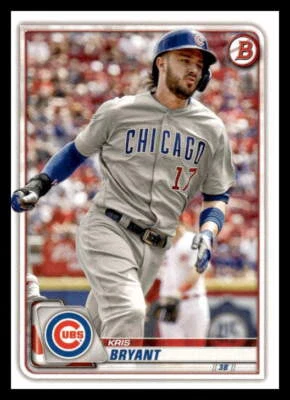 2020 Bowman  Kris Bryant #22 Chicago Cubs Baseball Card - Image 1 of 2