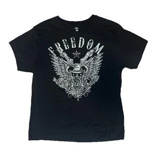 4th Of July Freedom Rocks Raptor Men’s T-shirt By Way To Celebrate Size L - Picture 1 of 6