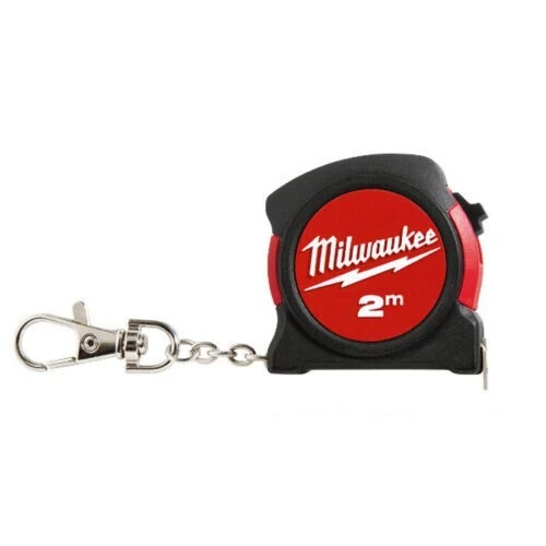 Milwaukee 48-22-5507 2m X 13mm Mini Keychain Metric Tape Measure - Image 1 of 1