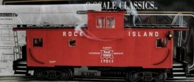 K-LINE ROCK ISLAND SMOKING EXTENDED VISION CABOOSE! O SCALE TRAIN - Image 1 of 4