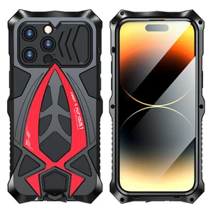 For iPhone 16/14 Pro Max Metal Rosdster 360°All Round Coverage Protection Case - Photo 1 sur 16