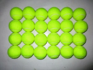 NEW!!! (24) TENNIS BALLS FOR KIDS, CRICKET BACKYARD GAMES SCHOOLS, ETC. - Picture 1 of 2