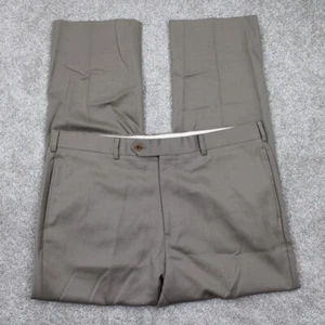 Brooks Brothers Madison Anzughose Herren 38 x 30 beige 100 % Wolle flache Vorderseite - Bild 1 von 13
