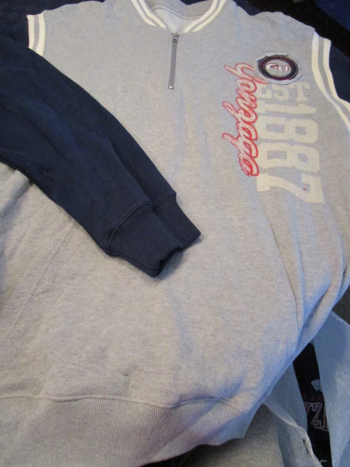 NUEVA SUDADERA GIII NCAA GONZAGA BULLDOGS PARA HOMBRE 1/4 CREMALLERA GRIS GRANDE Foto 1 de 2