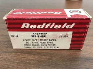 Vintage Redfield 2 Piece Scope Mount Bases #514117 ST 99-R NOS - Picture 1 of 8
