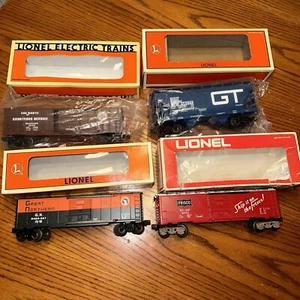 Lot of 4 Lionel O Box Cars Hopper GT Great Mountain Frisco Lot # 14 - Picture 1 of 24