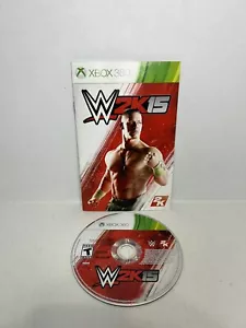 WWE 2K15 (Microsoft Xbox 360, 2014) John Cena 2K Sport Disc/Nur Handbuch OHNE HÜLLE - Bild 1 von 2