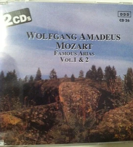 Wolfgang Amadeus Mozart Famous Arias Vol 1 & 2. 2 CD Like New - Imagen 1 de 7