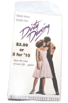 Dirty Dancing VHS Digitally Remastered Sound Patrick Swayze Jennifer Grey 1998 - Image 1 of 2
