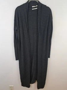 Country Road Women's Gray Merino Wool Duster Style Open Cardigan Size XXS - Picture 1 of 4
