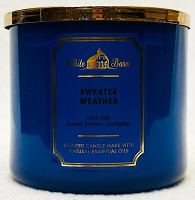 1 Bath & Body Works SWEATER WEATHER Large 3-Wick Candle 14.5 oz - Image 1 of 2