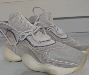 Adidas Athletic Shoes Mens 5.5 White Gray Crazy BYW Lace Up - Picture 1 of 10
