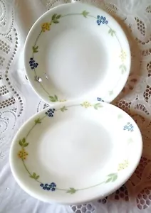 Corelle Salad Dessert Plates Pattern Secret Garden Flowers 6 3/4" - Picture 1 of 3