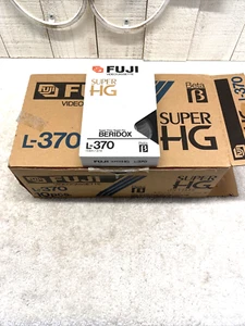 Sealed Fuji Super HG L-750 Betamax Videocassette Tapes 10 Total NOS NIB - Picture 1 of 6