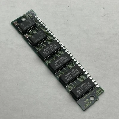 512K MAC Apple Cubix 30-Pin SIMM RAM DRAM Memory Module 80ns Vintage (6 chip) - Image 1 of 4