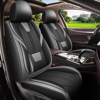 Car 5-Seat Cover Faux Leather Protector Full Set For HYUNDAI Elantra 2000-2016 Foto 1 de 4