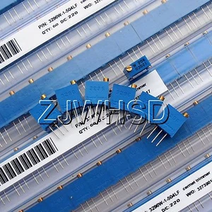 (100Ω - 500KΩ) 60pcs 12value 3296 W Potentiometer Assorted Kit Variable Resistor - Picture 1 of 1