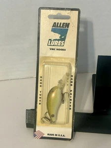 Allen Lures esca da pesca vintage esca a manovella dipinta a mano 2" - Foto 1 di 6