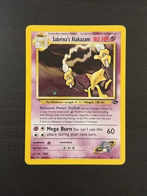 Sabrina's Alakazam - 16/132 - Pokemon Gym Challenge Unlimited Holo Rare Card NM - Image 1 of 4
