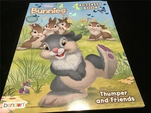 Disney Bunnies Activity Book Thumper and Friends  Includes Stickers - Imagen 1 de 1