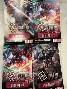 Gundam Card Game Dual Impact Sleeved Booster Packs x 4 Sealed - GD02 Englisch NEU - Bild 1 von 2