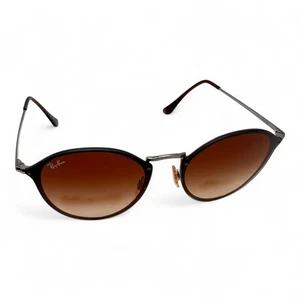 Ray Ban RB  3574N RB3574-N Blaze Round Brown Gradient Lens Gunmetal Frame Case - Picture 1 of 20