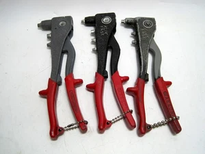 Set of 3- Marson Klik Fast HP-2 Dayton 4X577 Rivet Hand Riveter Plier - Picture 1 of 5