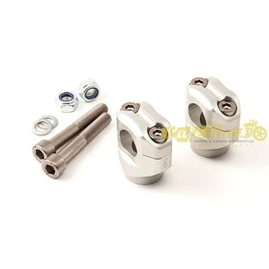 Riser LSL 22.2Mm For Moto Guzzi V9 Bobber From 2016 On, Chrome - Picture 1 of 1