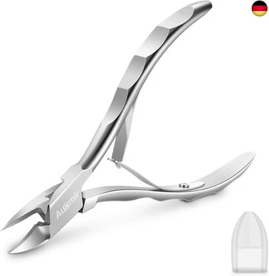BESUCHE DEN AUXMIR-STORE Auxmir Nagelzange für Starke Fußnägel, Profi Nagelschere für Tiefe Dicke Ein