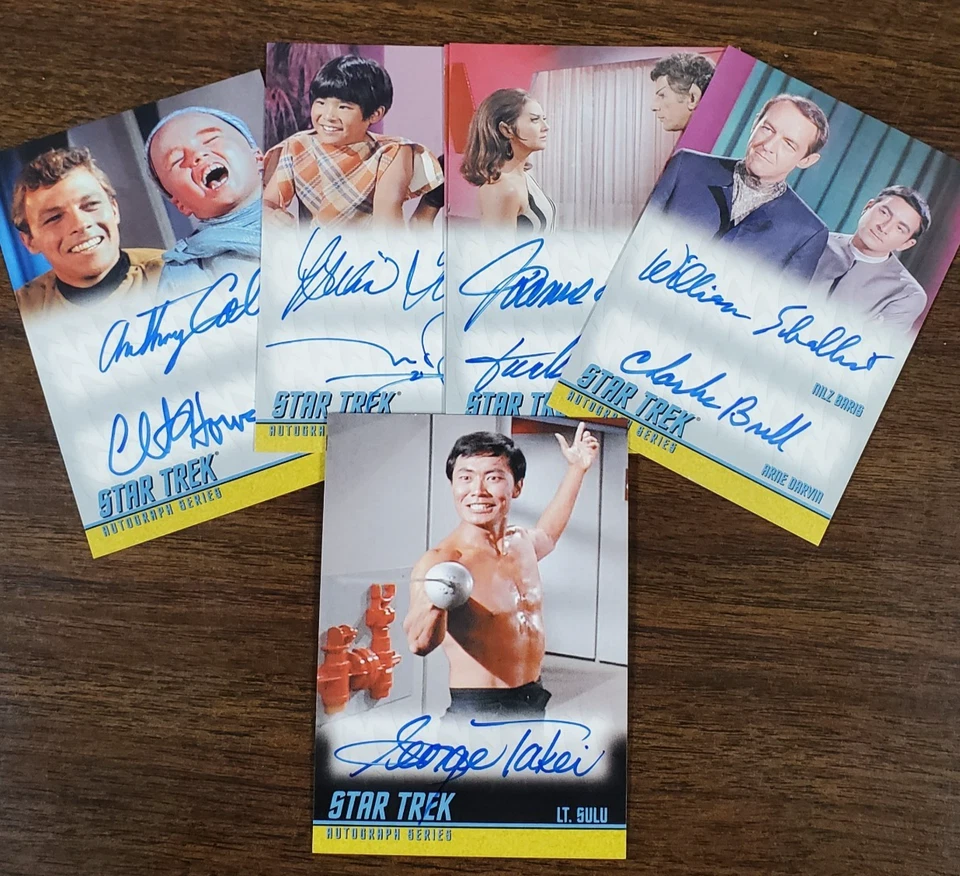 Original  Star Trek Classic TOS Autograph Trading Cards- Your Choice  of  150+ - Image 1 of 1