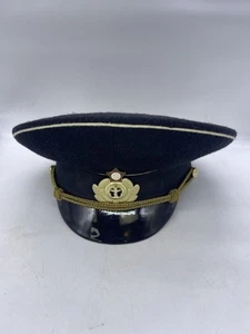 Original Vintage Sowjetunion Russische UdSSR Militär Offizier Mütze Gr. 59 RAR - Bild 1 von 10