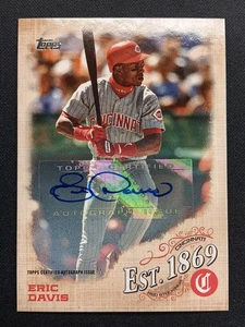 Actualización Topps 2019 est. Autógrafo 1869/25 Eric Davis #EST-10 - Imagen 1 de 2