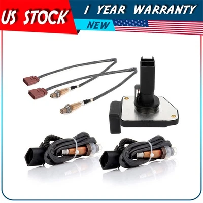 Sensor de flujo de aire de masa MAF y F+R oxígeno o2 02 para Audi A4 Quattro Base 2005 3,0 L Foto 1 de 4