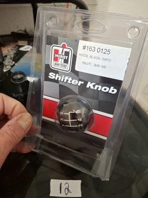 NOS HURST 5 SPEED SHIFTER KNOB 1630125 3/8-16 - Image 1 of 4