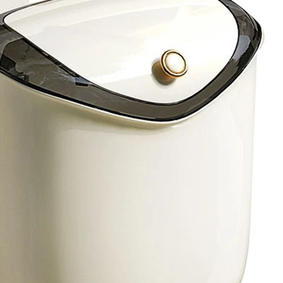 Hanging Small Trash Can Wall Mounted Punch Free Kitchen Compost Bin With Lid For - Image 1 of 4