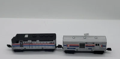 Vintage Mattel Hot Wheels Amtrak SuperRails Train Baggage Car 1983 Working - Image 1 of 4