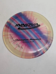 Innova Champion Monarch Disc Golf Distance Driver 166g Old Run Penned PFN I-Dye - Picture 1 of 13