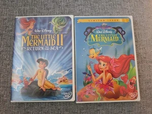 Disney The Little Mermaid Limited Issue & Little Mermaid 2 Return To The Sea DVD - Picture 1 of 1