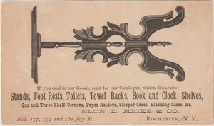 Rochester NY illust advt UX7 postal Elon Hicks Co Shelves Racks etc (i216) - Picture 1 of 2