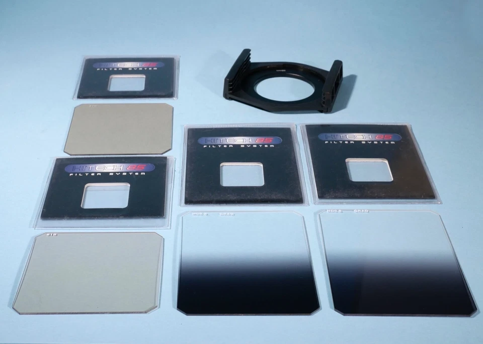 Hitech 85 Filter System Set With 58mm Holder * 81b 81c ND0.6 & ND0.9 Grad - Image 1 of 1