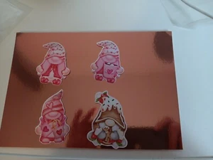 4X GNOMOS TROQUELADOS PARA SCRAPBOOKING NUEVOS (G02) - Imagen 1 de 1