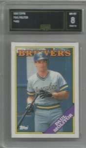 1988 Topps #465 - Paul Molitor - Milwaukee Brewers 8! - Picture 1 of 1