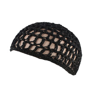 Women Mesh Hair Net Crochet Cap Snood Sleeping Night Cover Turban Hat Head Cover