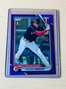 2024 Walker Jenkins Bowman #BP-43 1st Paper Prospects Purple Parallel 047/250 - Bild 1 von 2