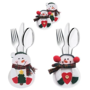 2x Bestecktasche Serviettentasche Besteckbeutel Besteckhalter Tischdekoration - Bild 1 von 6